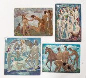 NATHAN HOFFMAN. FOUR NUDES, OI