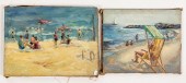 NATHAN HOFFMAN. TWO BEACH SCEN