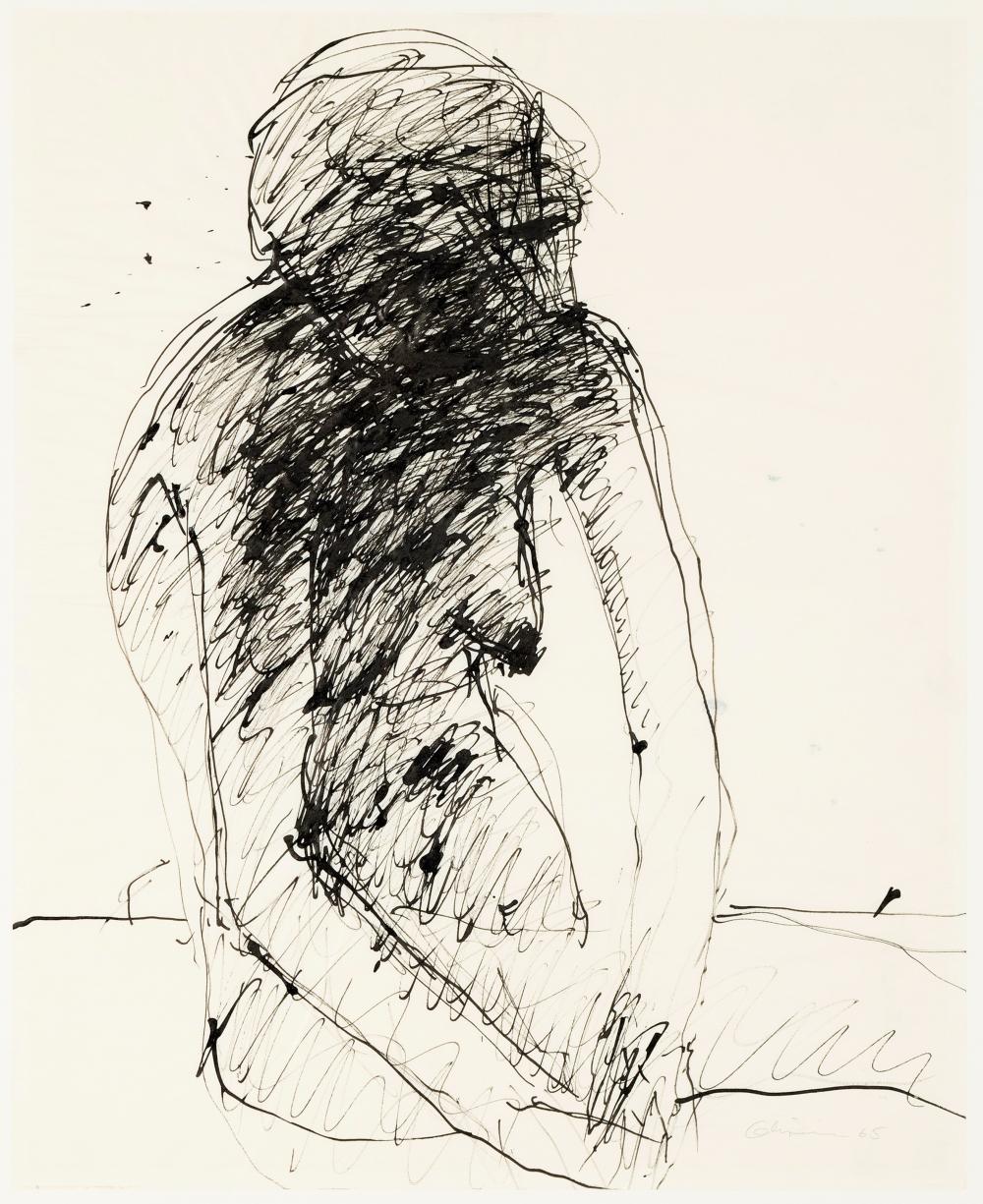 NATHAN OLIVEIRA, SEATED FIGURE,