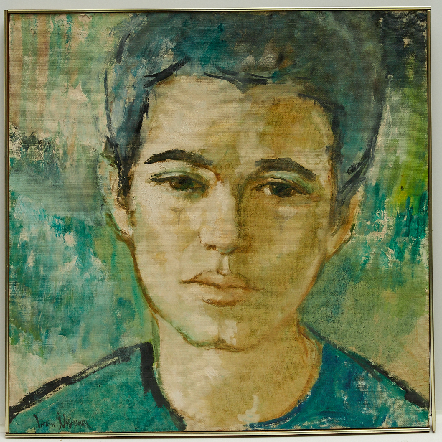 NATHAN WASSERBERGER, LARGE OIL ON