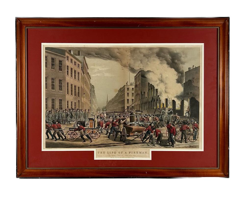 NATHANIEL CURRIER HAND-COLORED