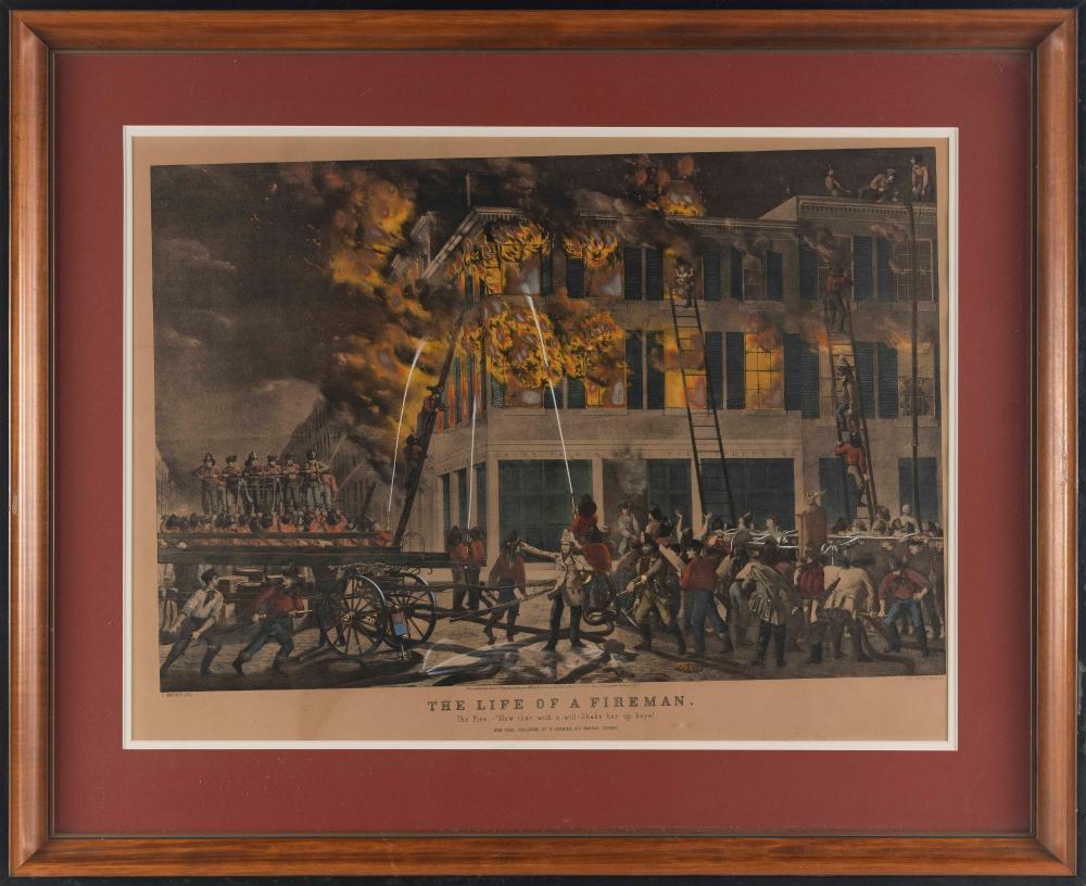 NATHANIEL CURRIER HAND-COLORED
