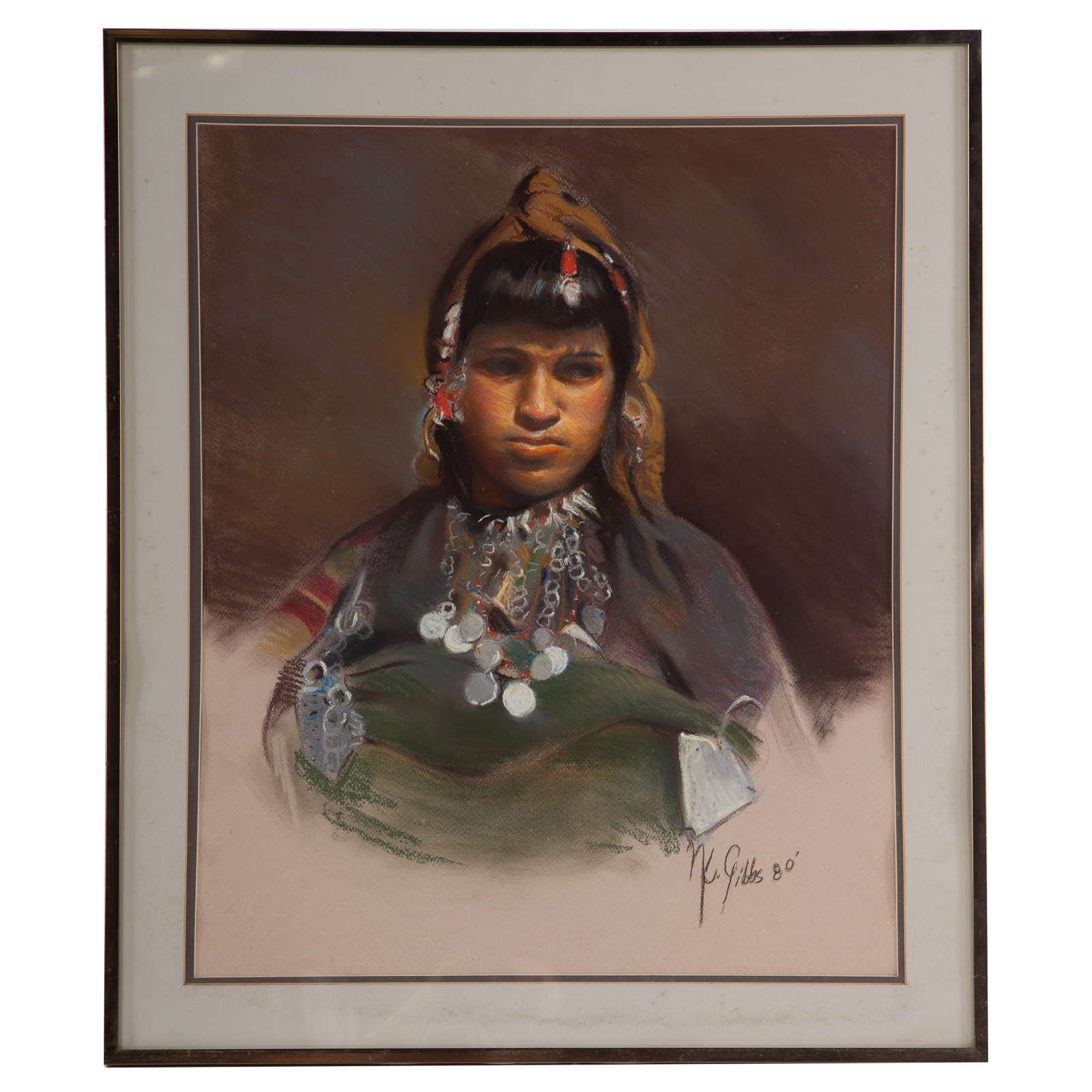 NATHANIEL K. GIBBS. "BEDOUIN GIRL,"