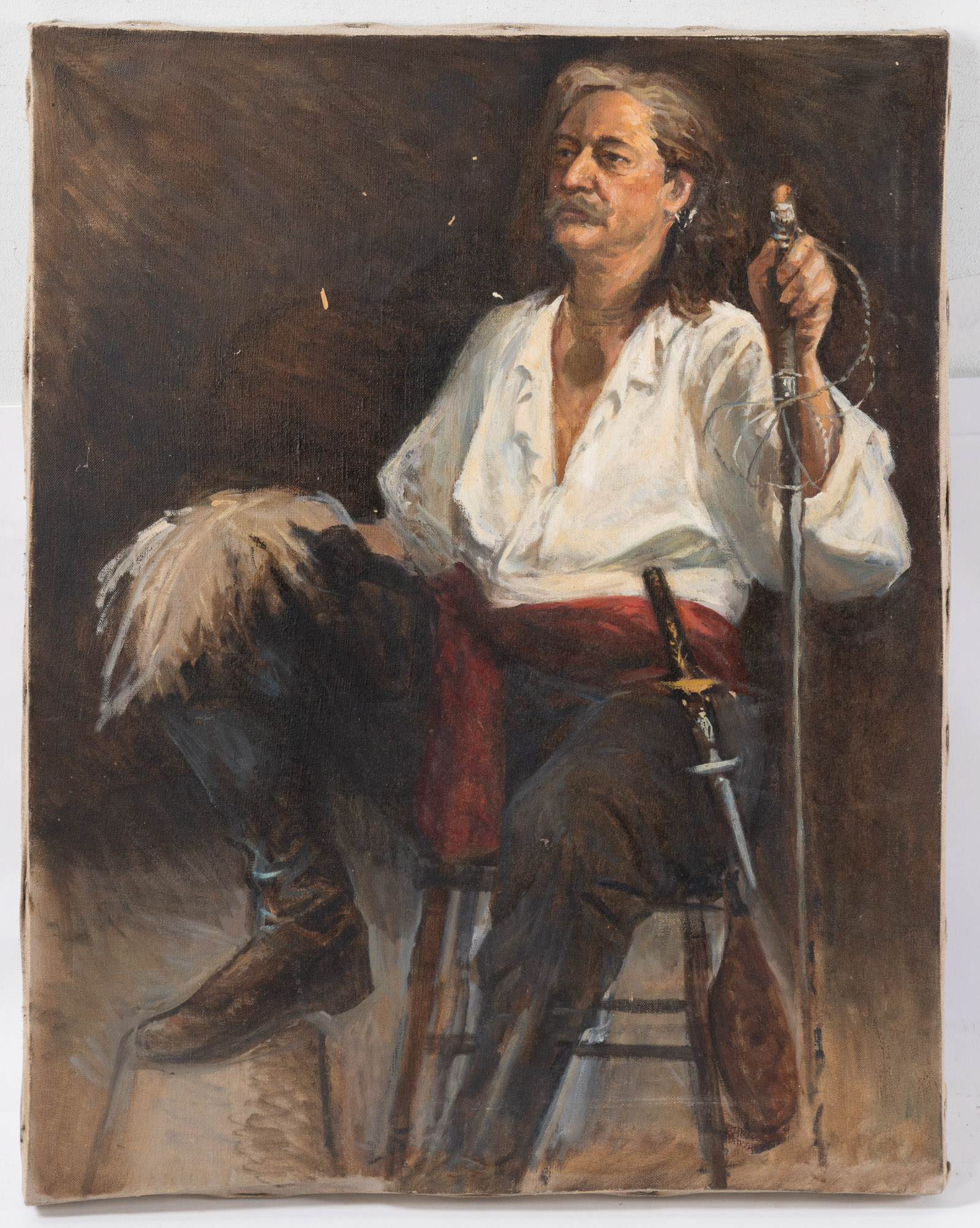 NATHANIEL K. GIBBS. PIRATE MAN, OIL