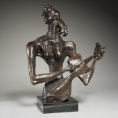 NATHANIEL KAZ, BRONZE SCULPTUR