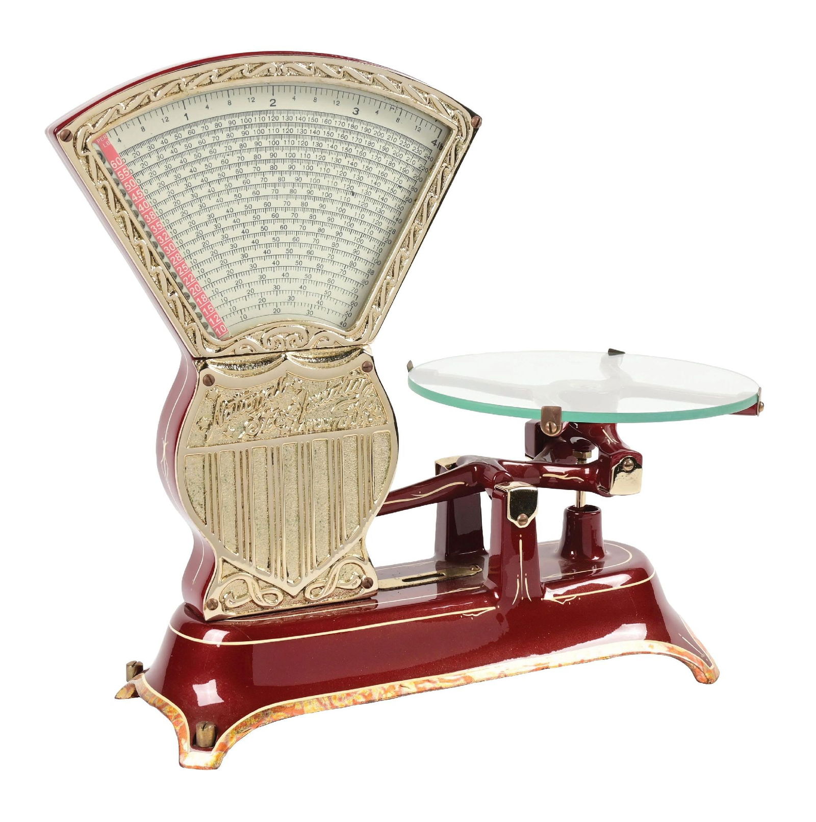 NATIONAL 4LB COUNTER SCALEThis