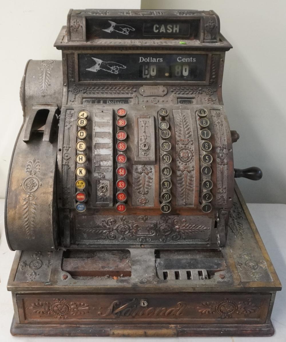 NATIONAL BRASS CASH REGISTER, MODEL