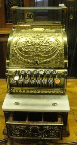 National Cash Register. Brass and