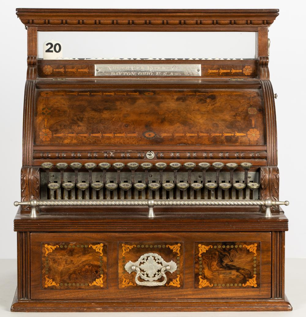 NATIONAL CASH REGISTERinlaid wood