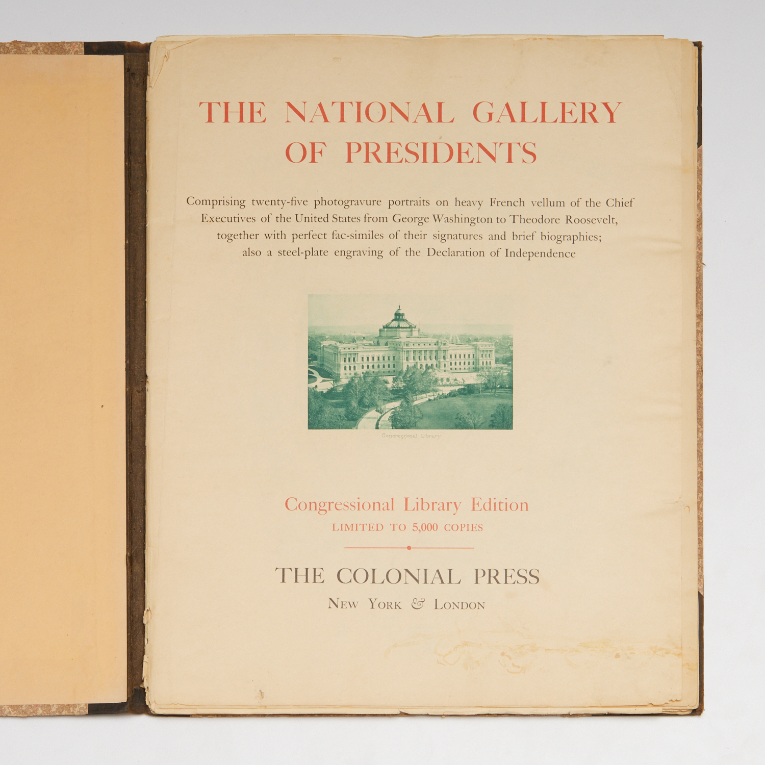 NATIONAL GALLERY OF PRESIDENTS,