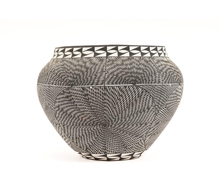 Native American Acoma signed