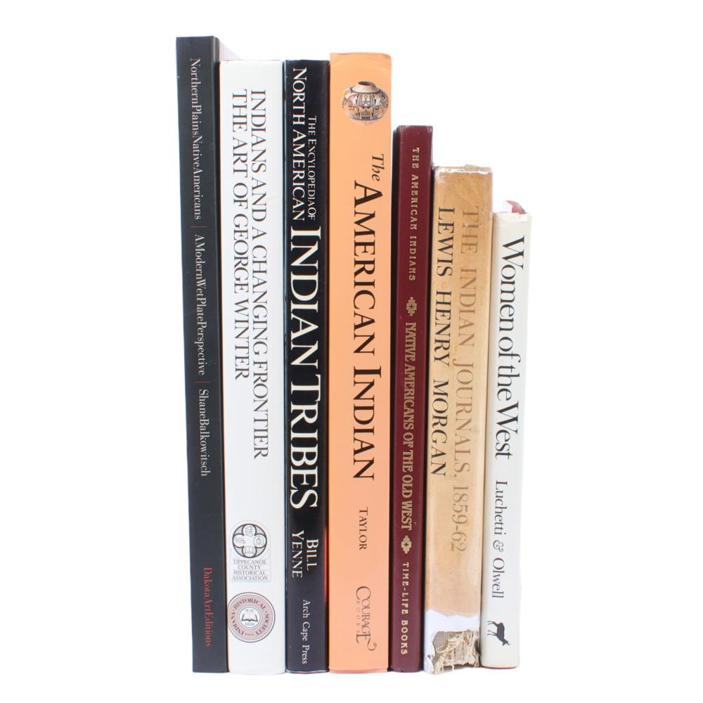 NATIVE AMERICAN AND OLD WEST 7PC