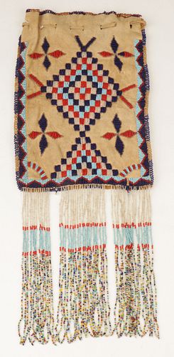 NATIVE AMERICAN APACHE BEADED