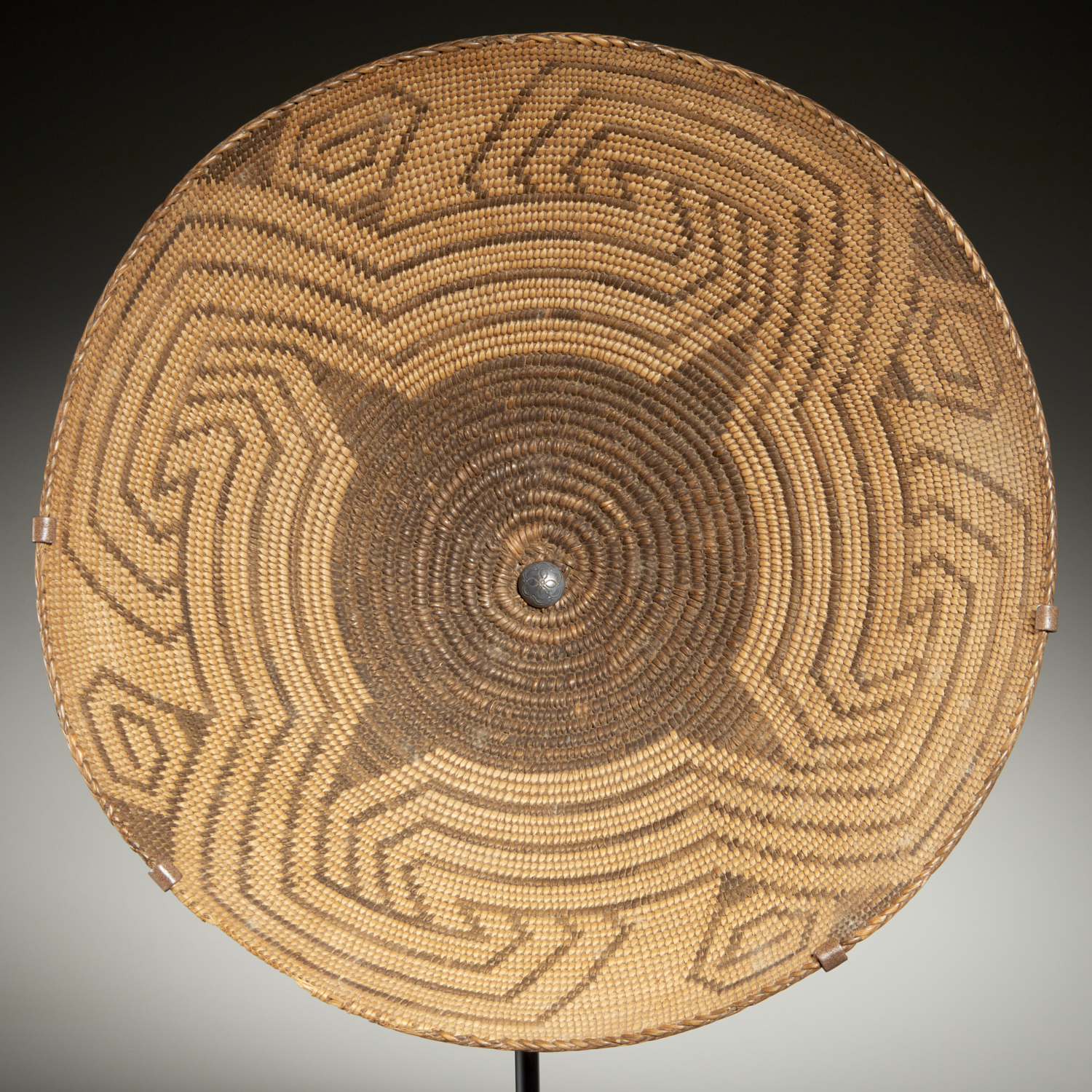 NATIVE AMERICAN APACHE WOVEN TRAY