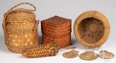 NATIVE AMERICAN BASKETRY AND W