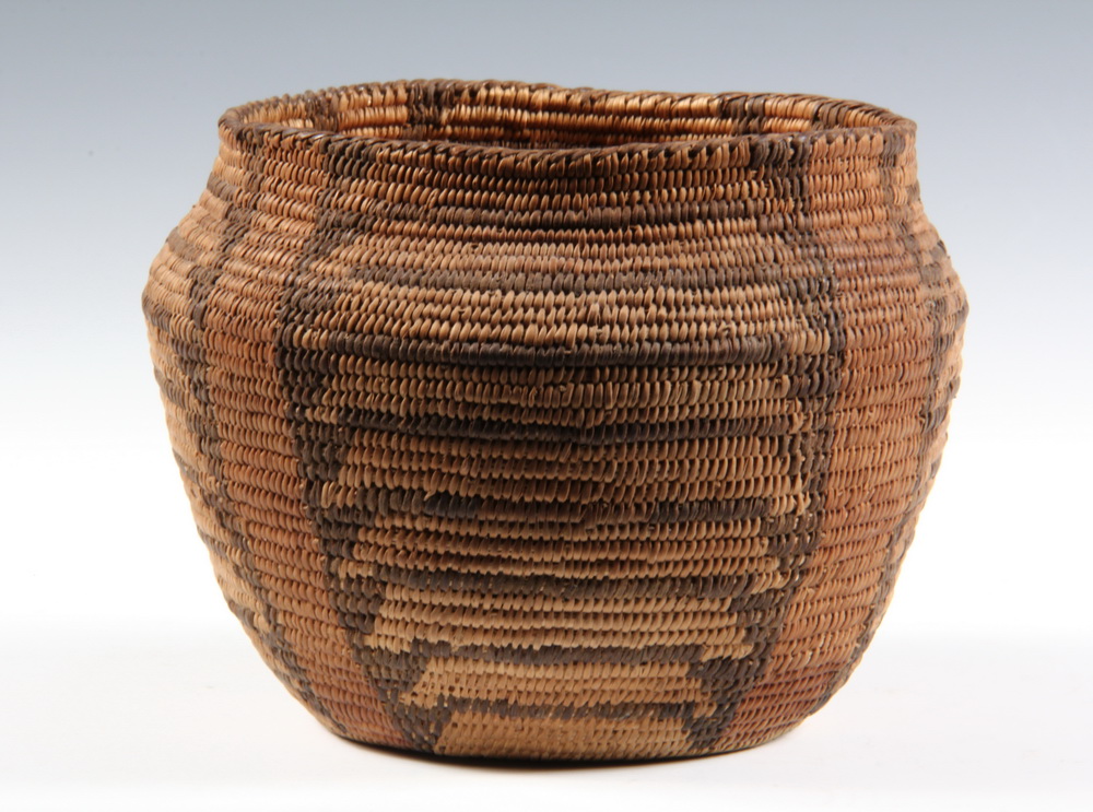 NATIVE AMERICAN BASKETRY DRINKING