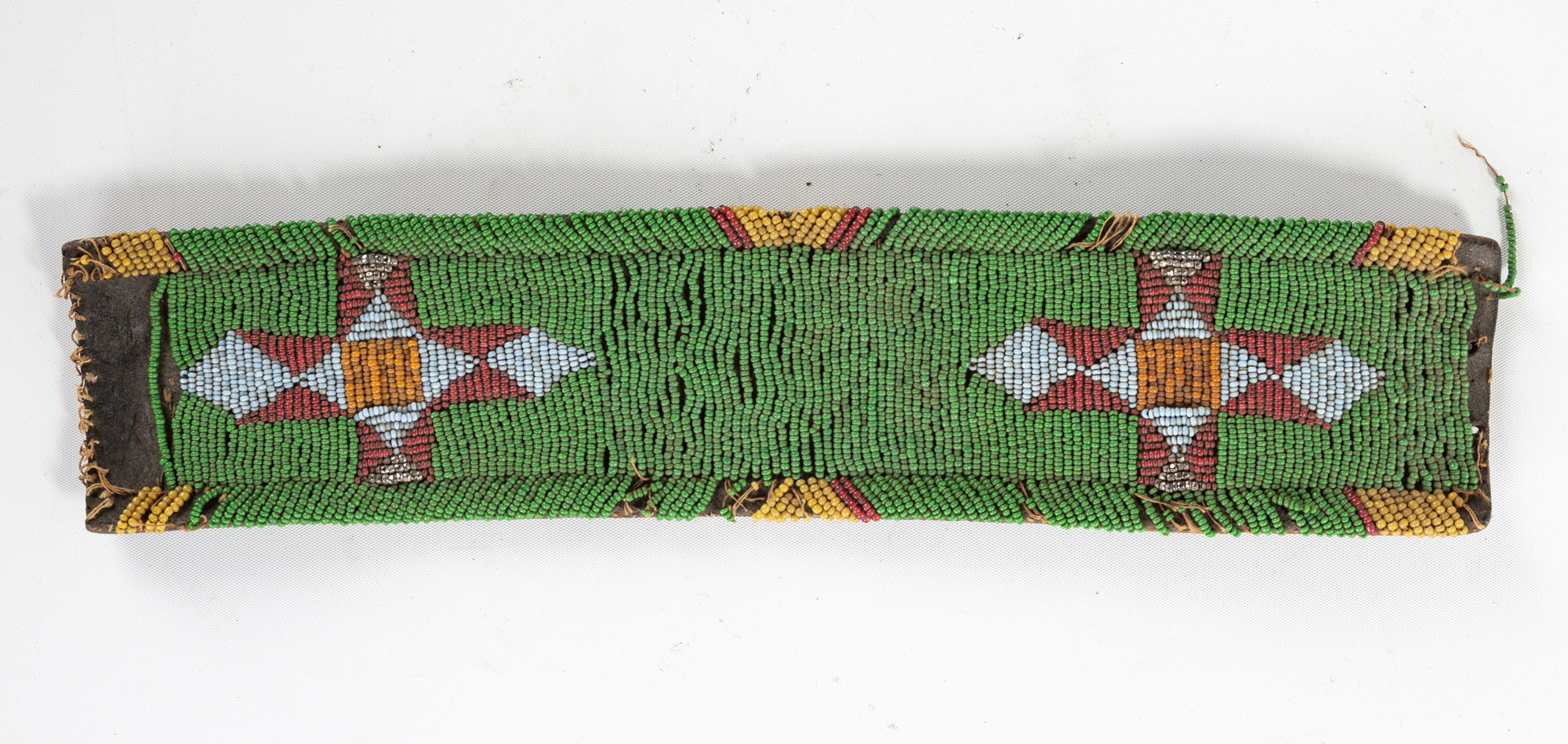NATIVE AMERICAN BEADED BELT circa