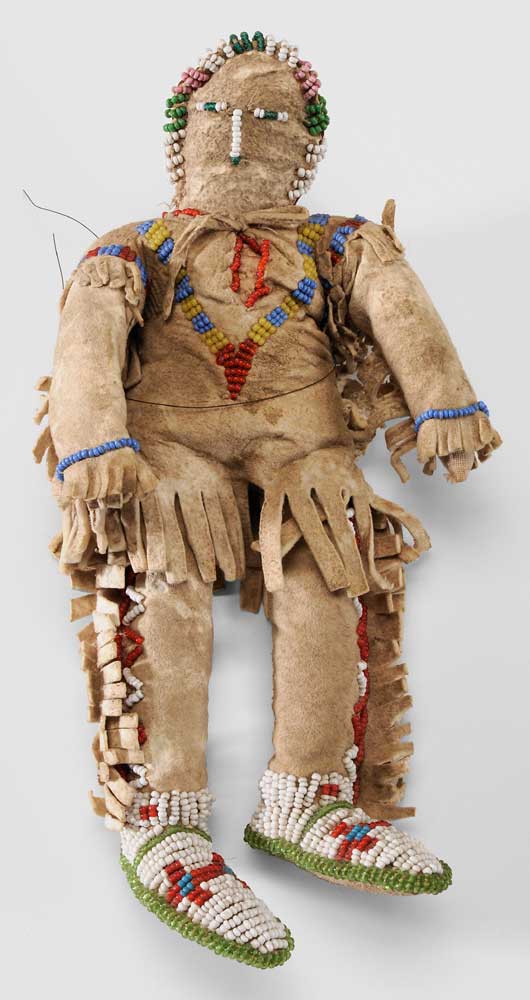 Native American Beaded Doll