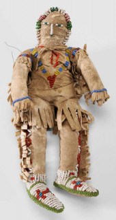 Native American Beaded Doll Am