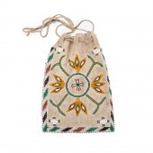 NATIVE AMERICAN BEADED HIDE PO
