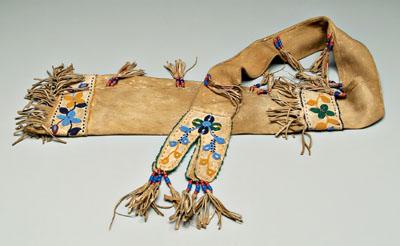 Native American beaded rifle