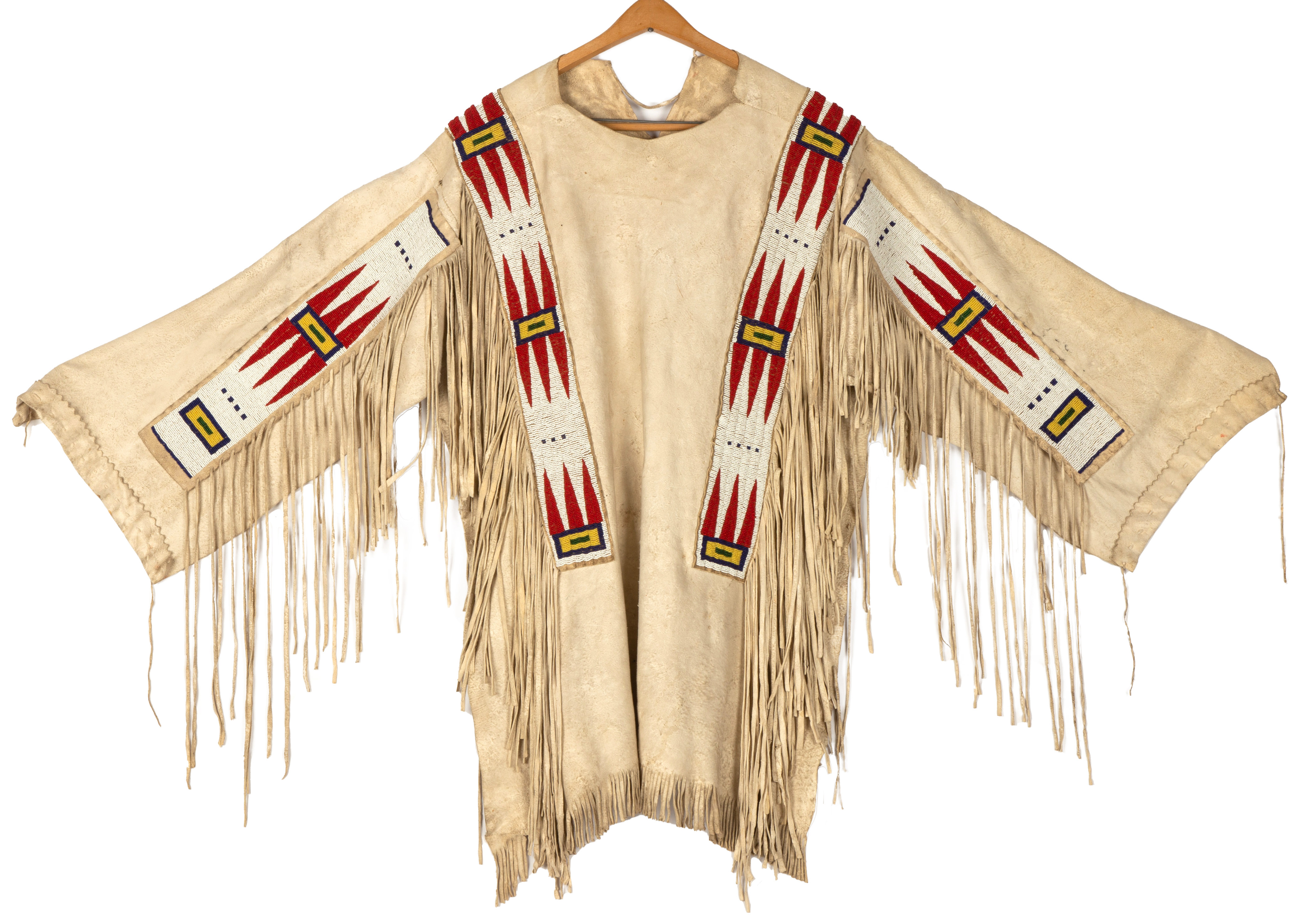 NATIVE AMERICAN BEADED WAR SHIRT