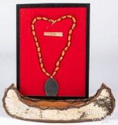 NATIVE AMERICAN BIRCH BARK CAN
