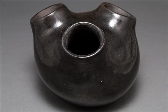 Native American blackware pot