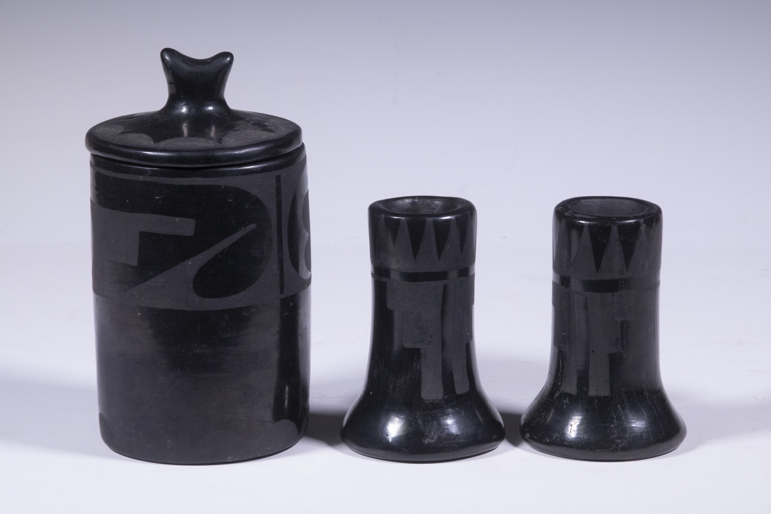 NATIVE AMERICAN BLACKWARE POTTERY