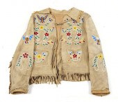 NATIVE AMERICAN BUCKSKIN JACKE