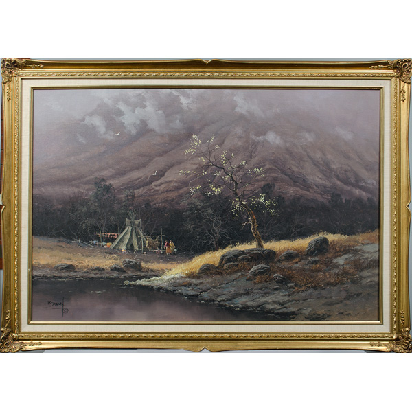 Native American Camp at Water's