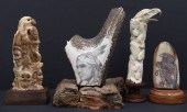 NATIVE AMERICAN CARVED HORN AN