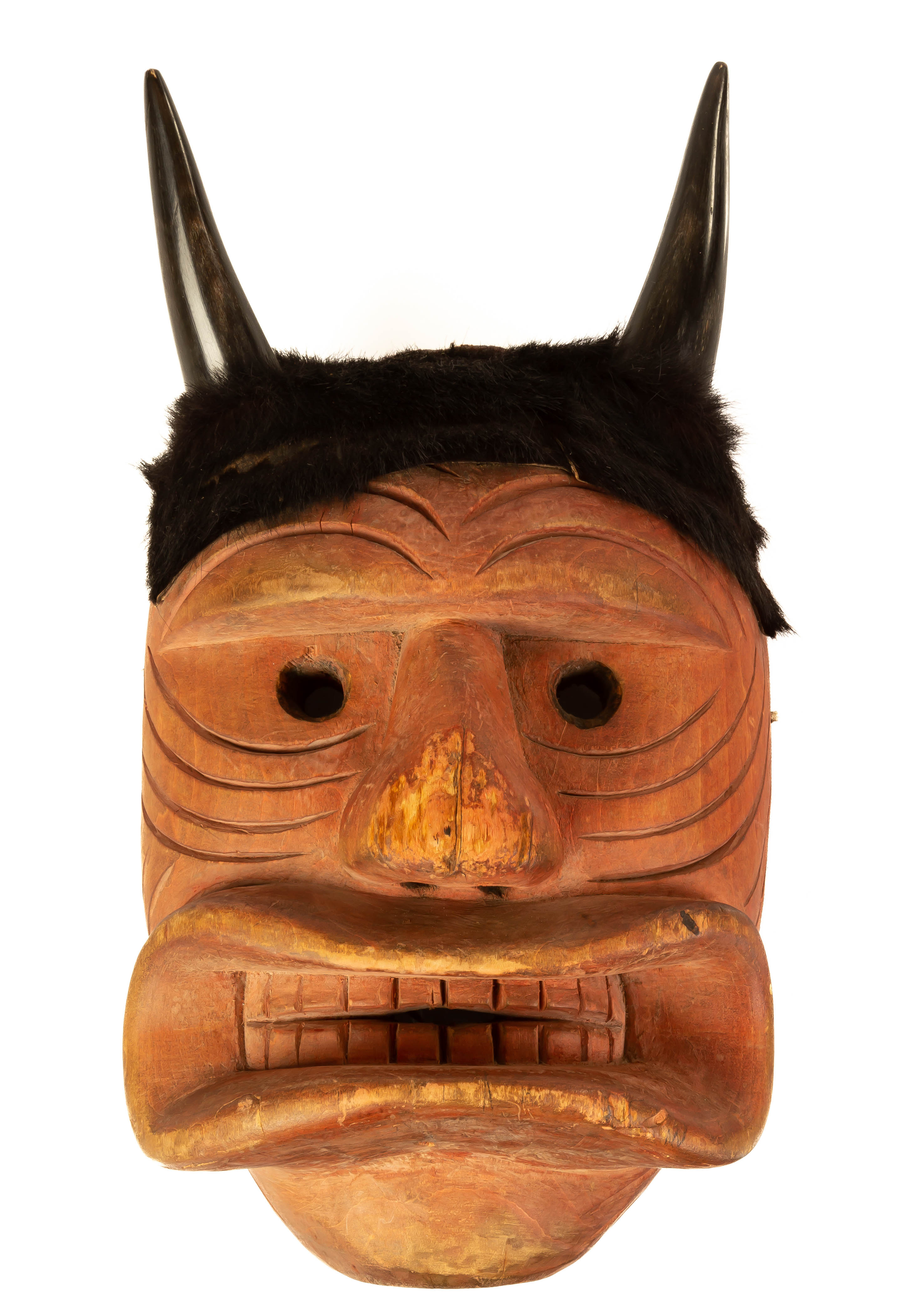 NATIVE AMERICAN CARVED & PAINTED