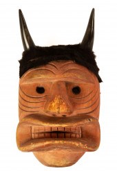 NATIVE AMERICAN CARVED & PAINT