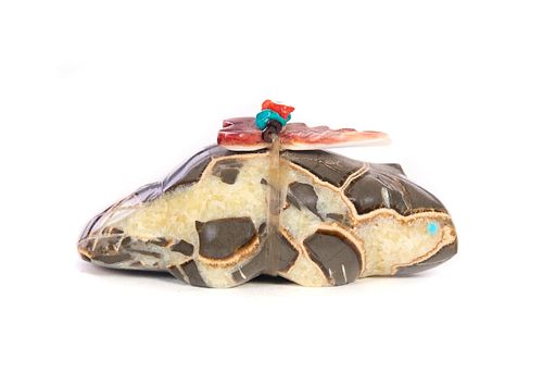 NATIVE AMERICAN CARVED STONE BEAVER