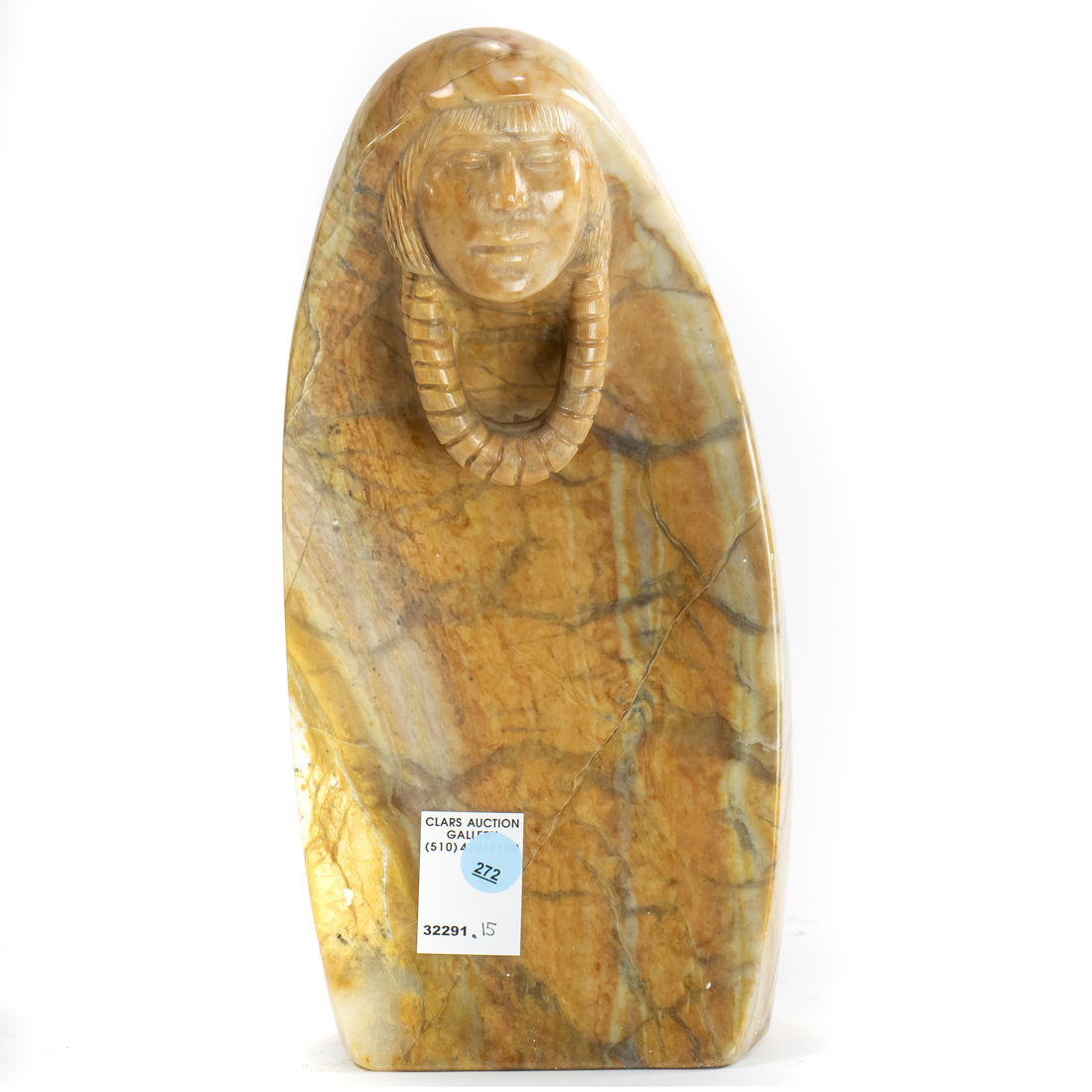 NATIVE AMERICAN CARVED STONE FIGURE
