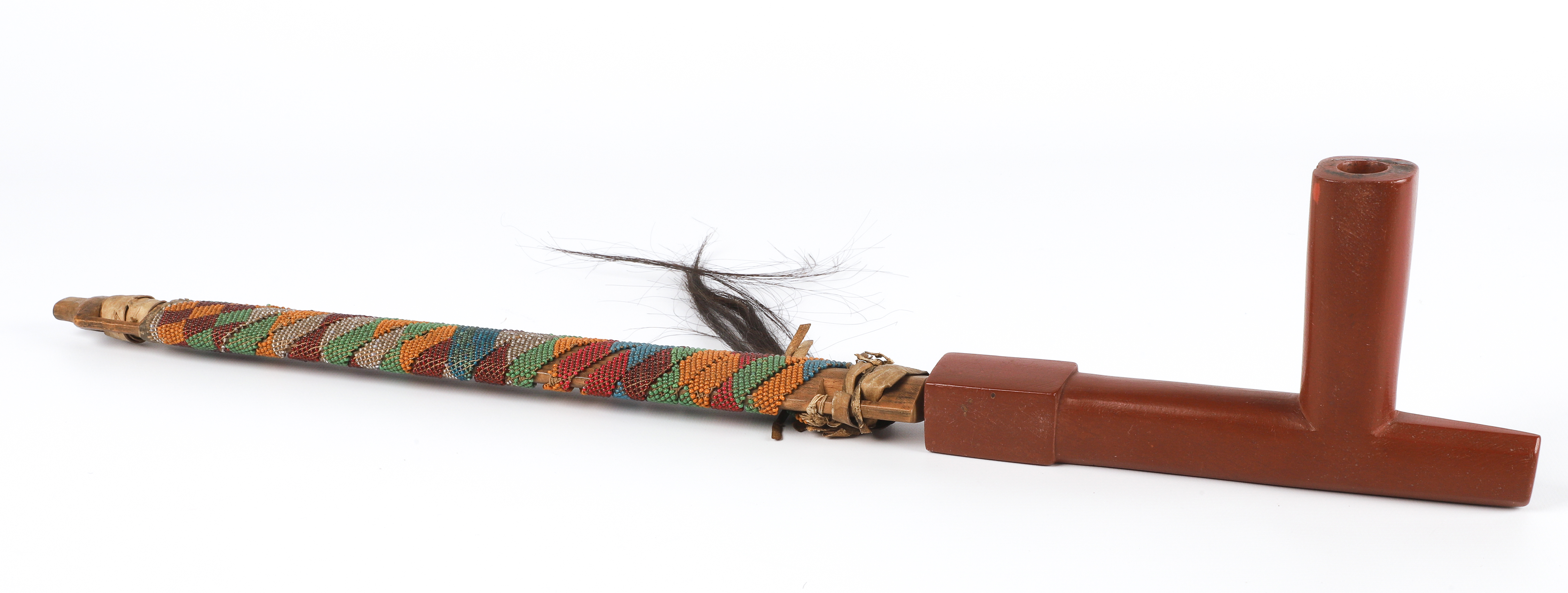 Native American ceremonial pipe,