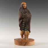 NATIVE AMERICAN CLAY PORTRAIT