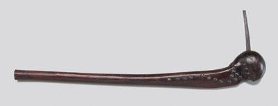 Native American club, wooden