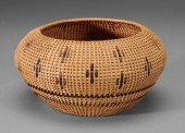 Native American Coiled Basket