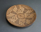 NATIVE AMERICAN COILED BASKETR