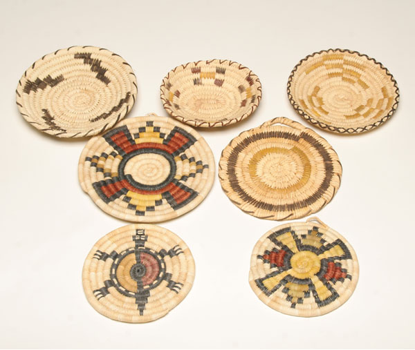 Native American coiled woven