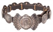 NATIVE AMERICAN COIN CONCHO BE