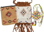 NATIVE AMERICAN CORN HUSK BAG