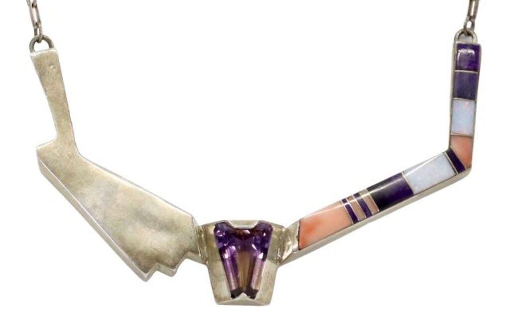 NATIVE AMERICAN DOUG NAVA GEM-SET