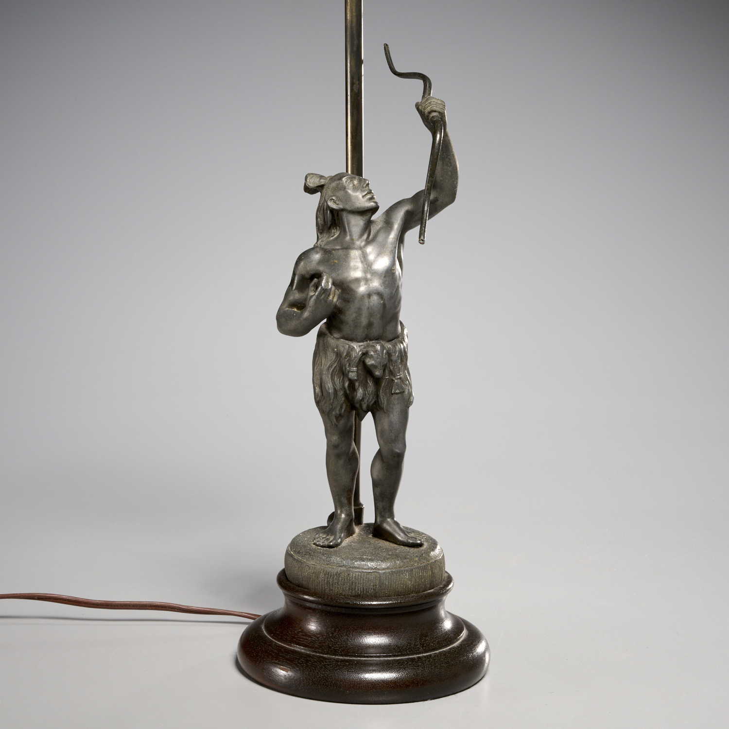NATIVE AMERICAN FIGURAL LAMP
