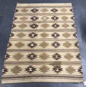 NATIVE AMERICAN FLATWEAVE RUG,
