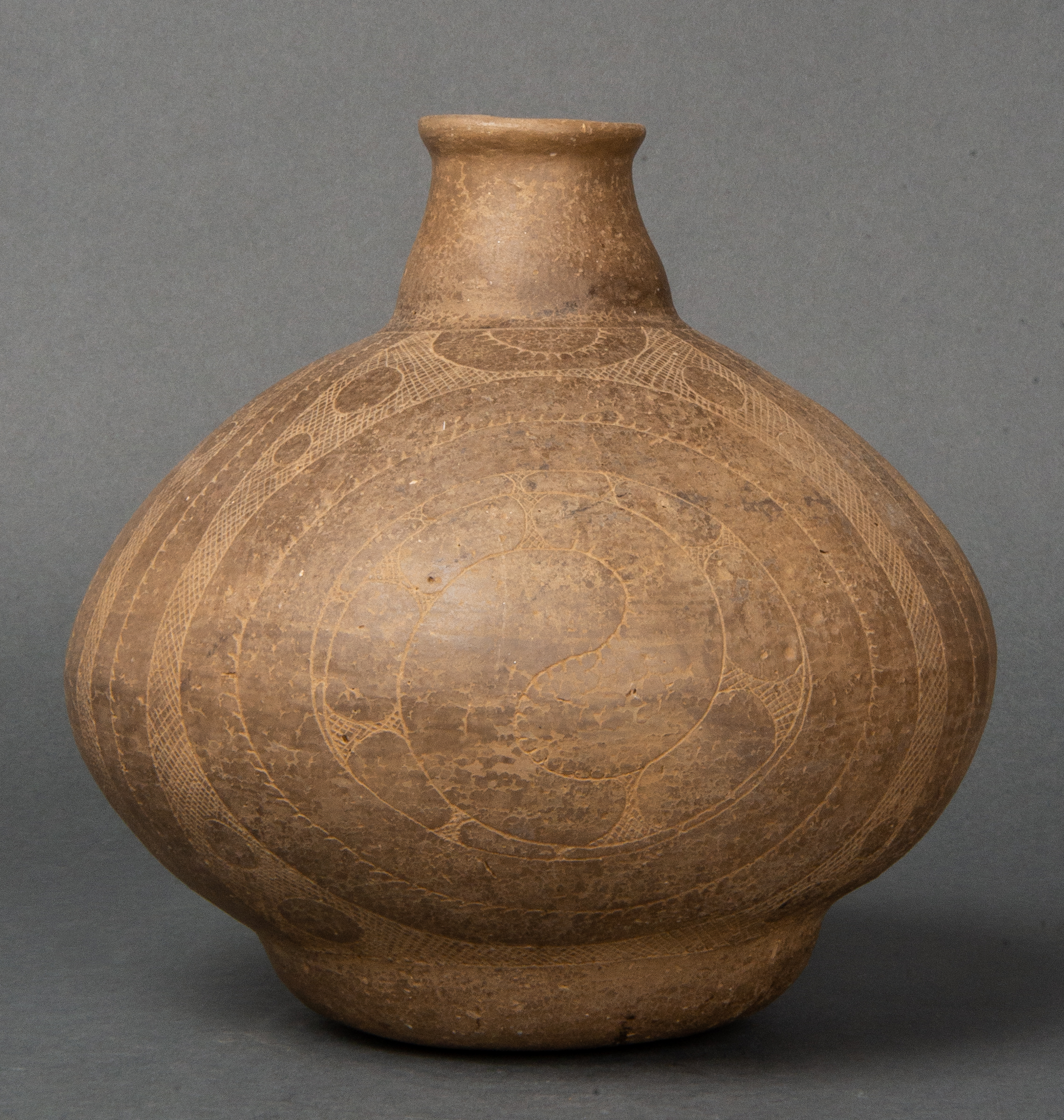 NATIVE AMERICAN GREYWARE INCISED