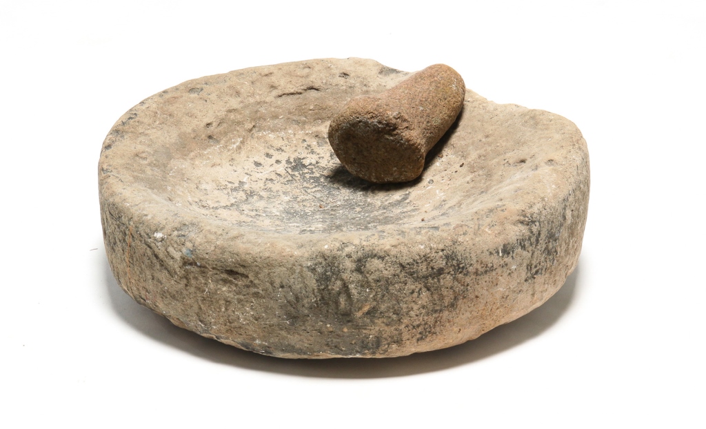 NATIVE AMERICAN GRIND STONE.