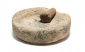 NATIVE AMERICAN GRIND STONE. R